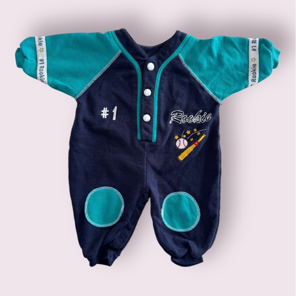 miniwear Other - 90’s Baby Rookie Baseball Romper